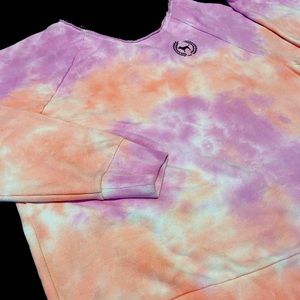 PINK TIE-DYE SWEATSHIRT
